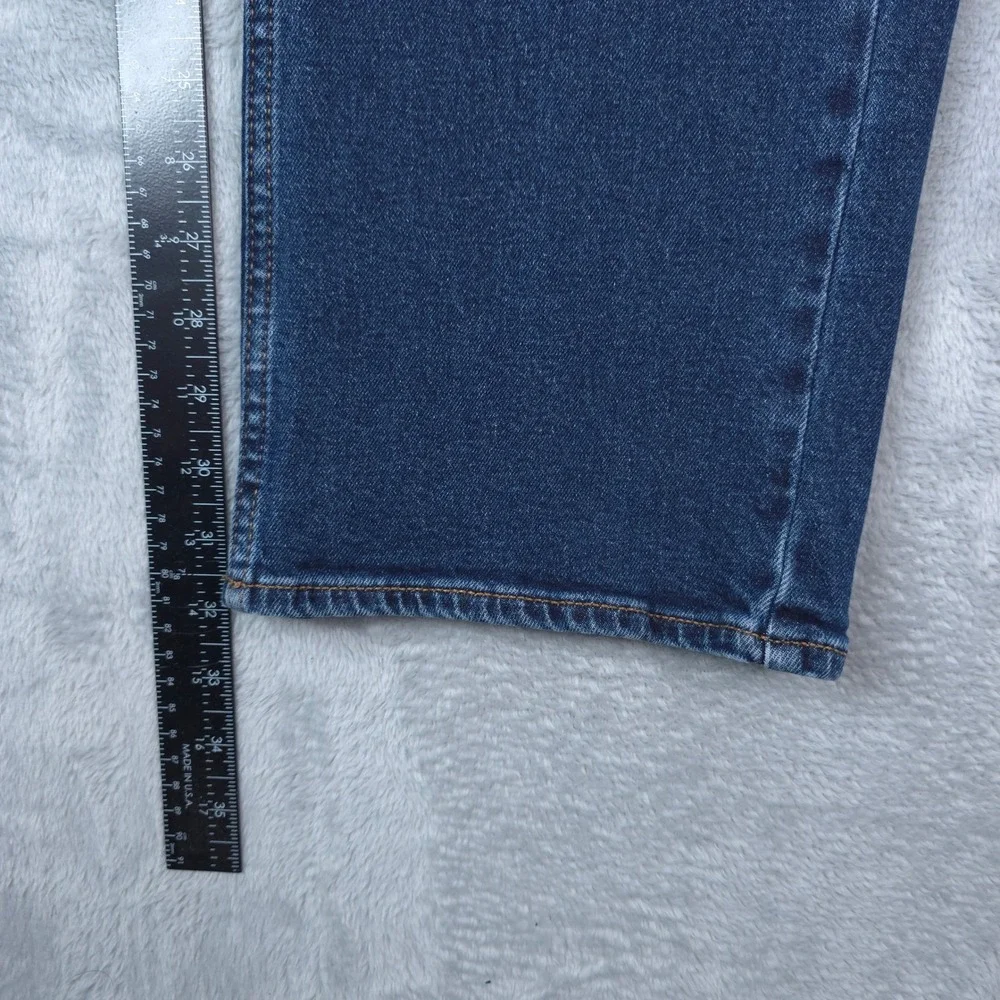 Old Navy Straight Leg Jeans Mens 40x32 Blue Built-In Flex Denim Minimalist